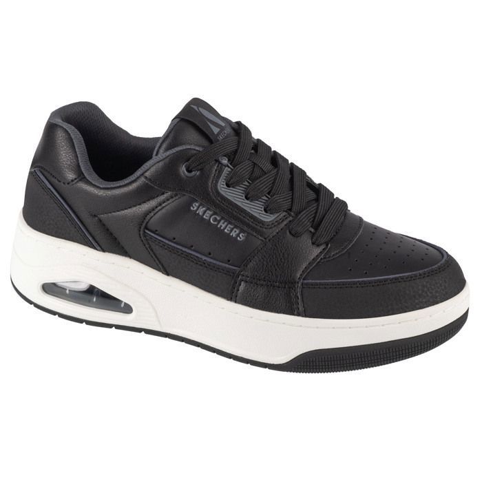 Skechers Skechers Uno Court - Low-Post 183140-BLK Homme Noir sneakers