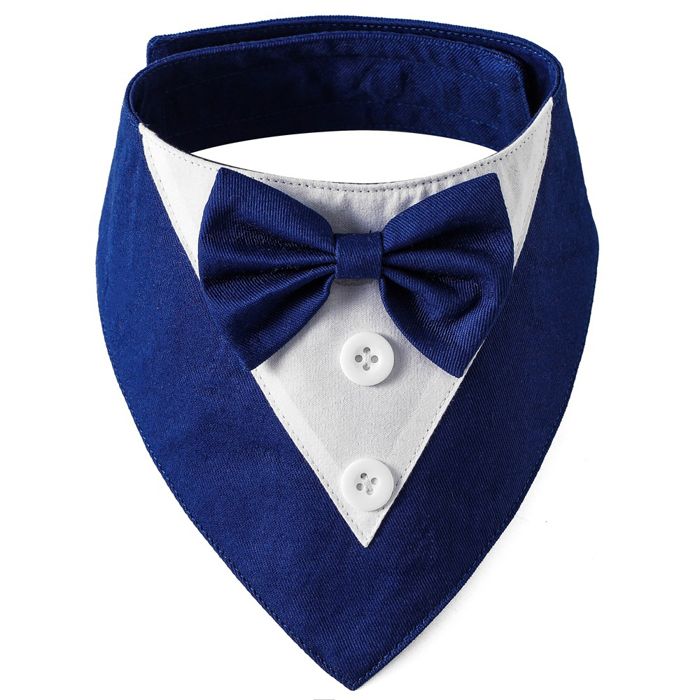 Comparer les prix de Collier de Chien avec Bandana de Mariage et Nœud Papillon, Costume Réglable