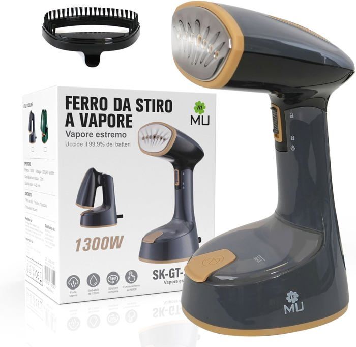 Defroisseur Vapeur Vertical VINATO 1950W - Réservoir 1.35L | 11 Fonctions | Pour Tous Textiles | Poignée Légère