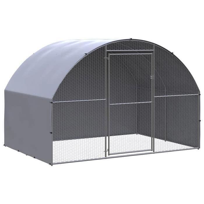 Meilleurs prix pour BEAU Enclos extérieur Poulailler d'extérieur - Volière - 3x2x2 m Acier galvanisé mode502138