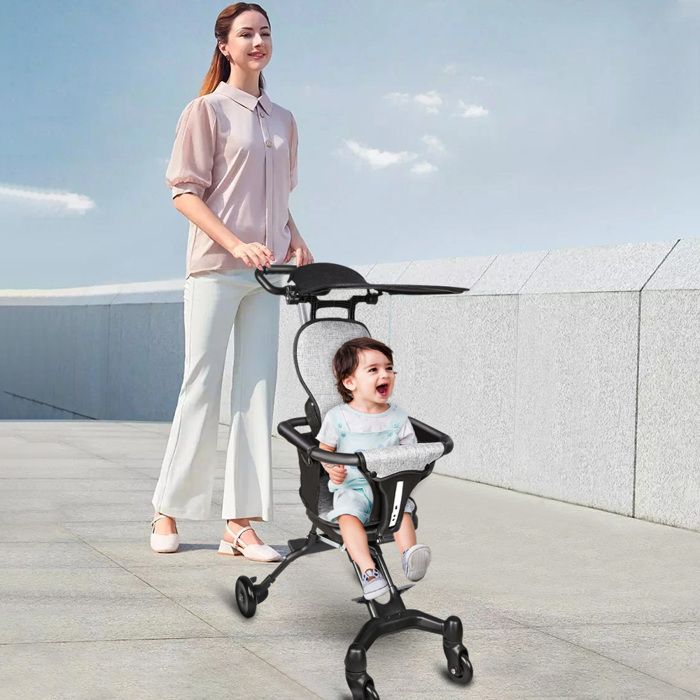 JEOBEST Poussette Parapluie Compacte - Poussette Avec Capote - Pliable - Conçu Pour Lenfant De 1 À 3 Ans