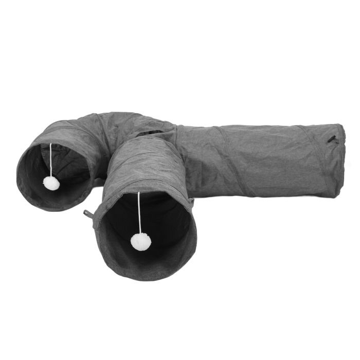 Meilleurs prix pour SALUTUYA tunnel pour animaux de compagnie pliable Tunnel de chat à 3 voies en toute sécurité résistante à la animalerie animal