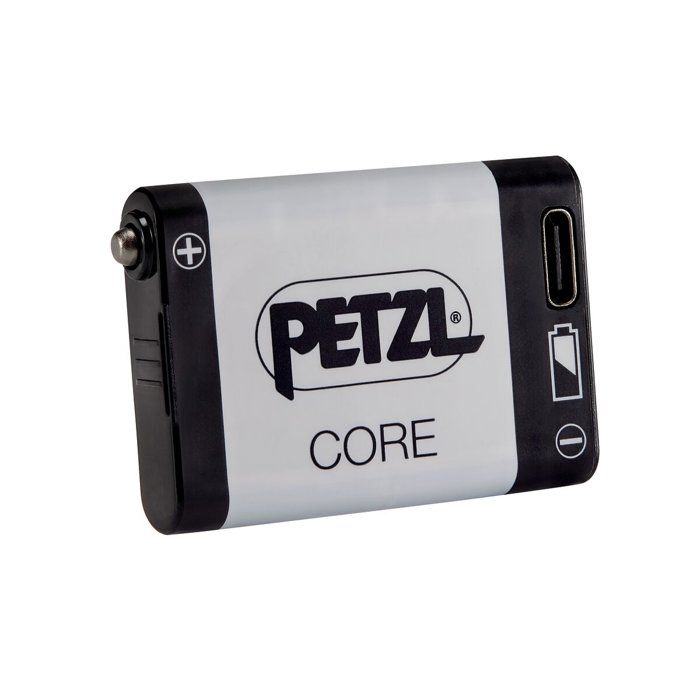 Batterie lithium-ion - PETZL - ACCU CORE - 1 250 mAh - Rechargeable USB-C - Compatible TIKKINA et TIKKA