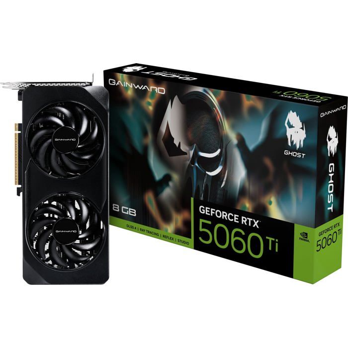 Carte Graphique Gainward GeForce RTX 5060 Ti Ghost – 8 Go GDDR7, PCIe 5.0 - vue 6