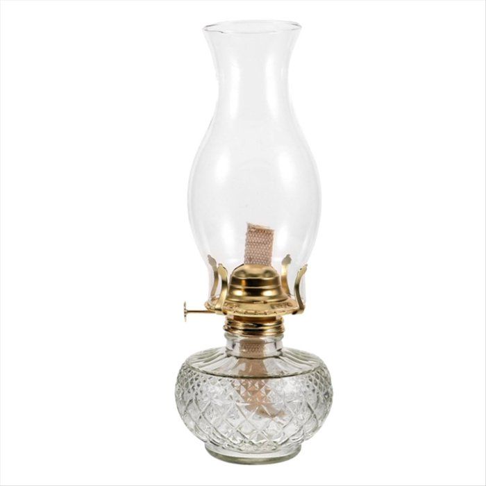 Lampe à Charbon en Verre Vintage Lampe à Huile Rustique Lampes à Huile pour Usage Intérieur Décoration DIntérieur Éclairage