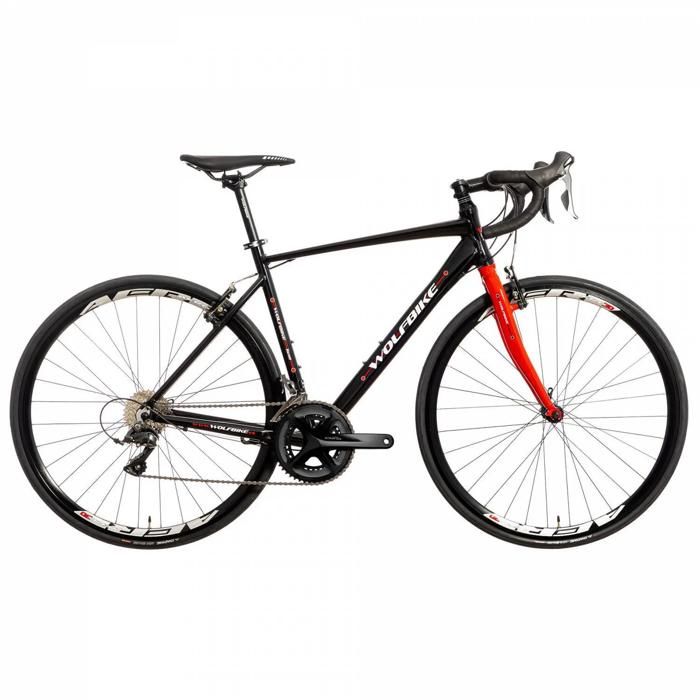 Vélo de route Wolfbike Vulture R2 8v - negro/rojo - Noir - 54 cm