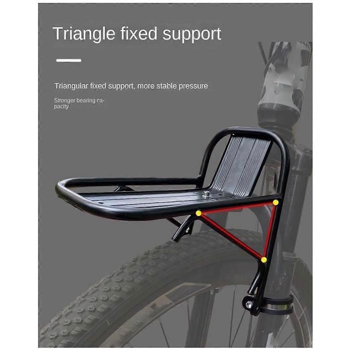 Porte-bagages avant pour vélo panier de vélo porte-bagages avant pour VTT