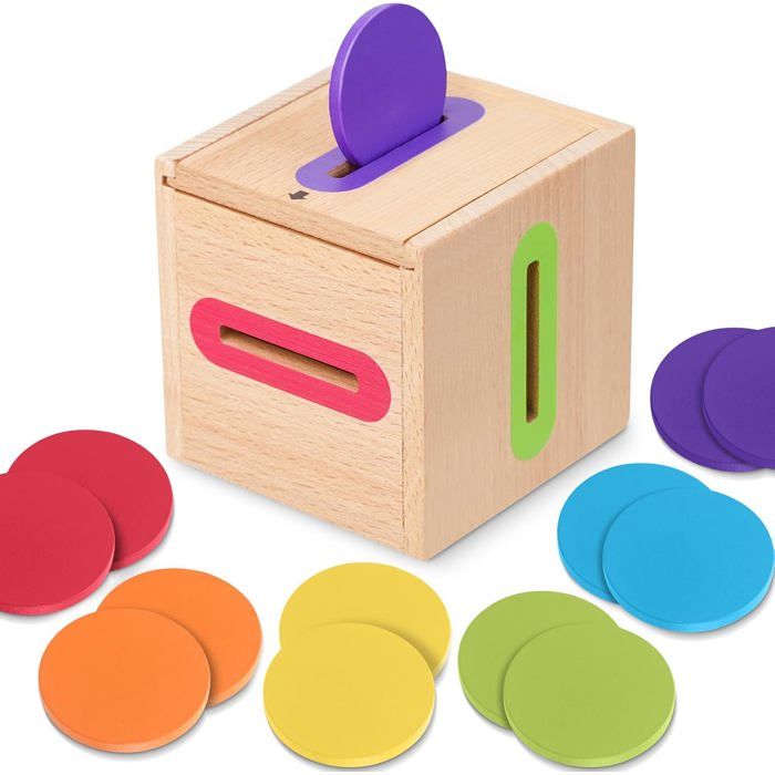 Jouet Montessori 1 2 3 Ans Jouet Enfant 1-3 Ans Jeux Montessori pour Bebe 1-3 Ans Jouets dActivité et de Développement en Bois