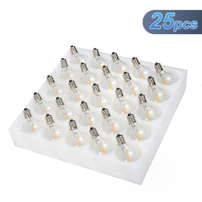 SALALIS Ampoule G40 AC230V Globe LED G40 Ampoule Lampe 25 Pack E12 Base Douille Support IP44 Résistance à leau deco eclairage
