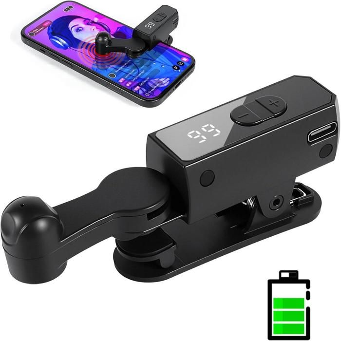 Cliqueur Automatique TikTok Rechargeable 198 Vitesses Réglables pour Likes Direct