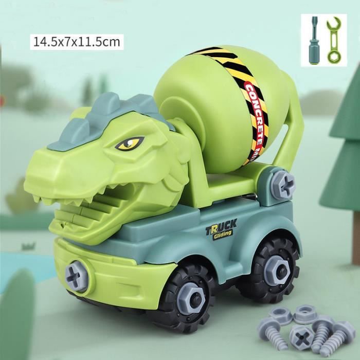 Lot de 6 véhicules de construction, mini pelleteuse, camions d'ingénierie, bulldozers, tracteur, chariot élévateur, petite voiture pour enfants, garçons, filles, cadeaux pour les enfants de 3, 4, 5, 6