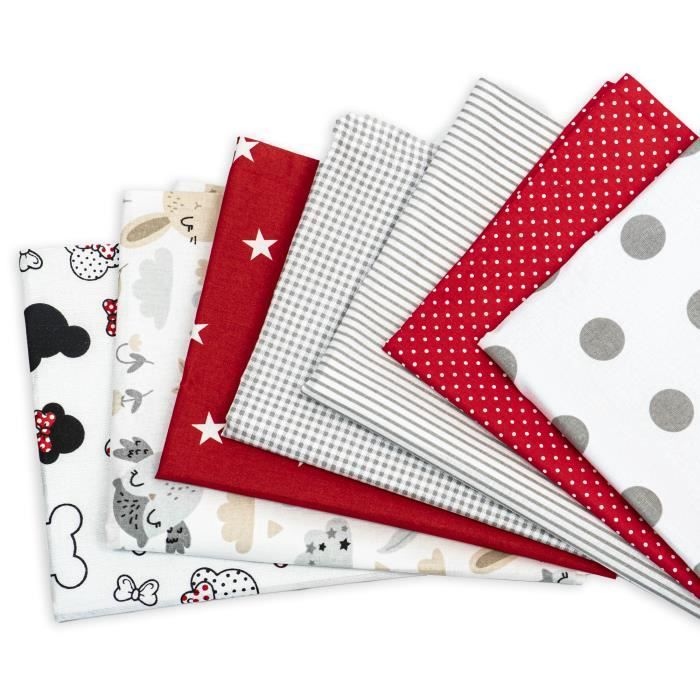 Tissus au metre - coupon tissu coton enduit tissus