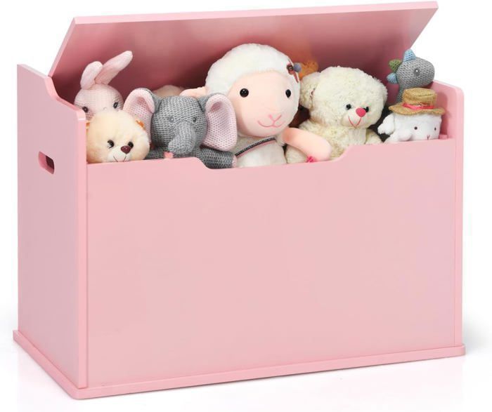 Coffre A Jouets Pour Enfant En Bois Avec Peinture Ecologique Banc A Rangement Ideal Pour Jouet Livre Vetement Chaussure Achat Vente Coffre A Jouets