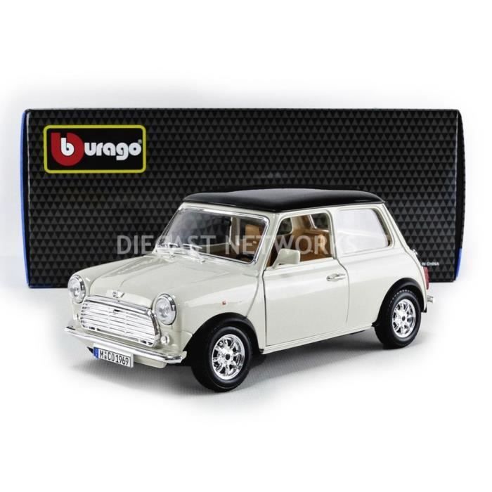 Voiture Miniature de Collection - BBURAGO 1/18 - MINI Cooper - 1969 -  (Scale 1:16) - Beige - 12036BE - Cdiscount Jeux - Jouets