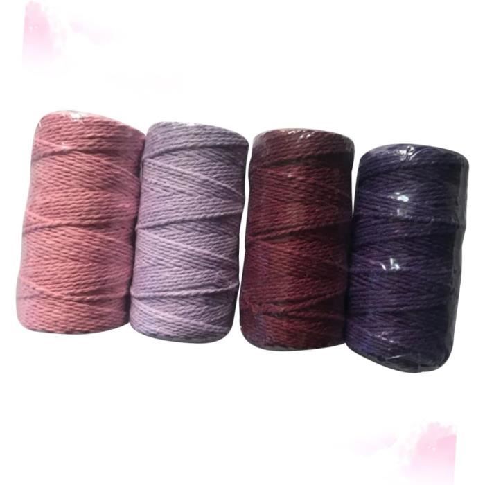 Corde De Plomb Coton Blanc 3 Couches – Avec Mousqueton à Vis