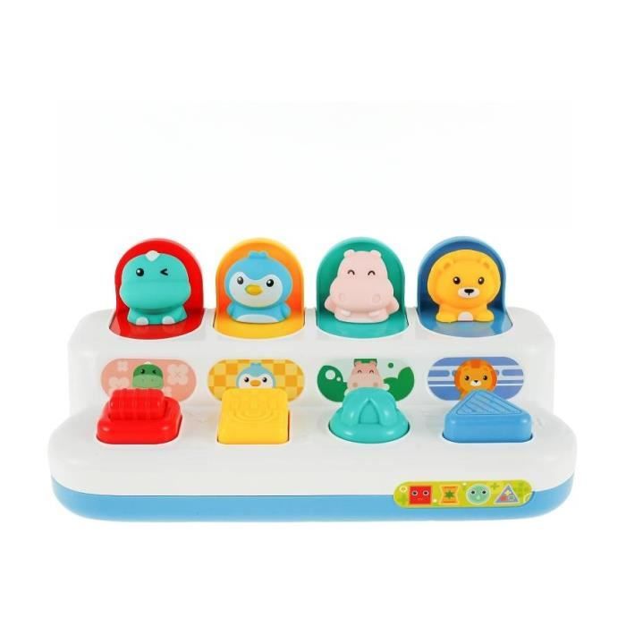 Jouet Pop-up Cache-cache Animaux - Interactif Et éducatif Pour Bébés Et Tout-petits