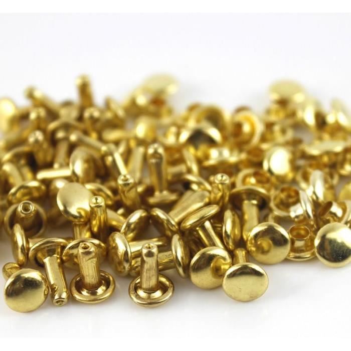 Rivets Punk à Pointes De Balle Décoration De Vêtements DIY Pour Vestes Chaussures Sacs 50pcs 7 1 95062631