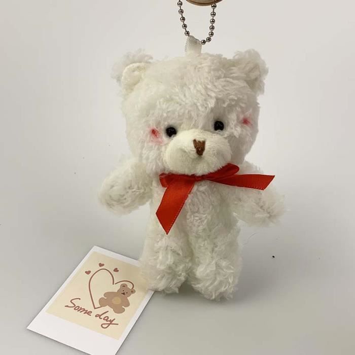 Peluche Pois Mignonne - Jouet Câlin Avec 3 Haricots Expressifs - Coussin Déco Chambre - Anti-Stress - 5