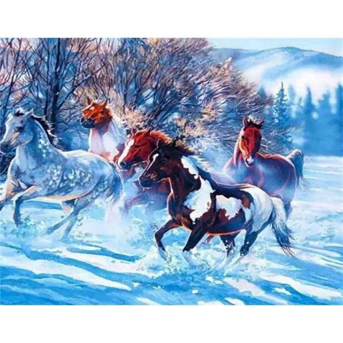 5D Diamond Painting Grand Format Broderie Diamant Cheval D Animaux Diy 5d-diamond-painting-grand-format-broderie-diamant-cheval-d-animaux-diy