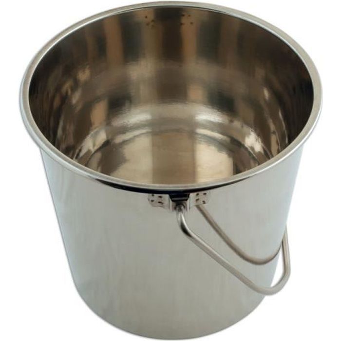 SEAU EN INOX DE 12 LITRES LASER 5929