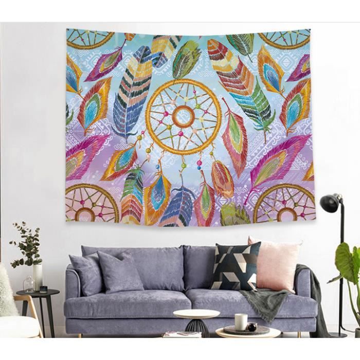 Décor Tenture murale mandala chambre psychédélique ...