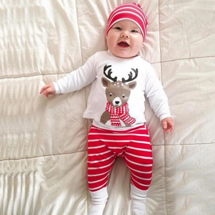 Nouveau Ne Bebe Garcon Fille De Noel Cerf Imprime Tops Pantalon Cap Tenues Vetements Ensemble Xyywh90 Blanc Cdiscount Pret A Porter Nouveau Ne Bebe Garcon Fille De Noel Cerf Imprime Tops Pantalon Cap Tenues Vetements Ensemble Xyywh90 Blanc Cdiscount Pret A Porter