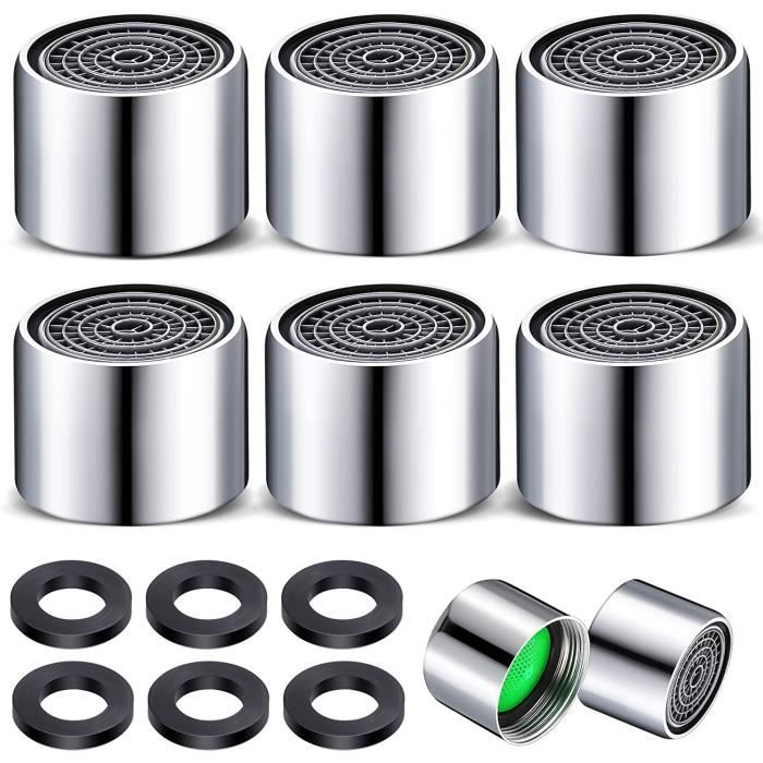 SINMI Filtre D'insertion De Pièce De Rechange Pour Robinet, Aérateur De Restriction, 2,2 GPM/8,3