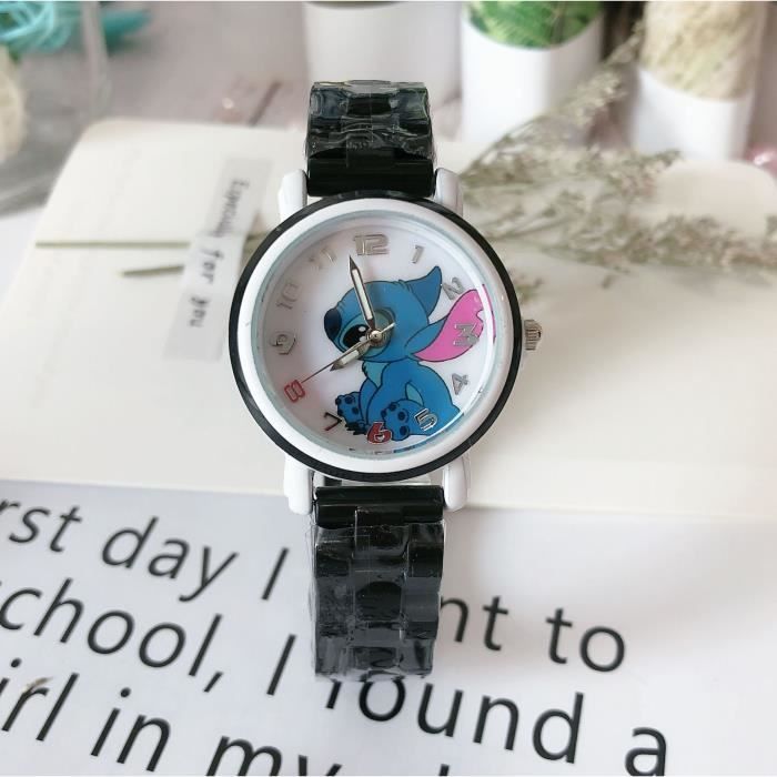 Lilo et Stitch - MONTRE BRACELE - Pour filles et garçons - Lilo Stitch -  noir - céramique , - Achat/vente montre Noir Neuf - Cdiscount