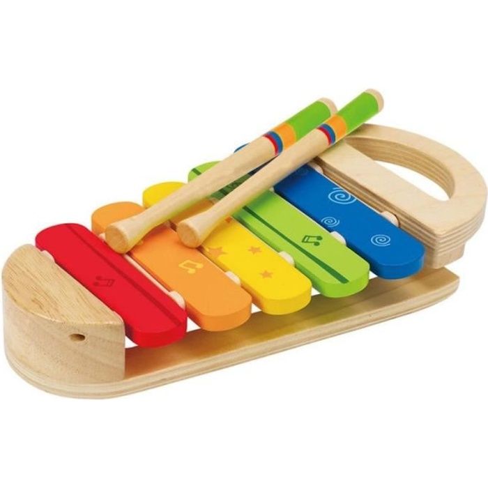 Jouet bébé 1 an Xylophone bébé HAPE Xylophone en bois instrument de musique  - Cdiscount Jeux - Jouets