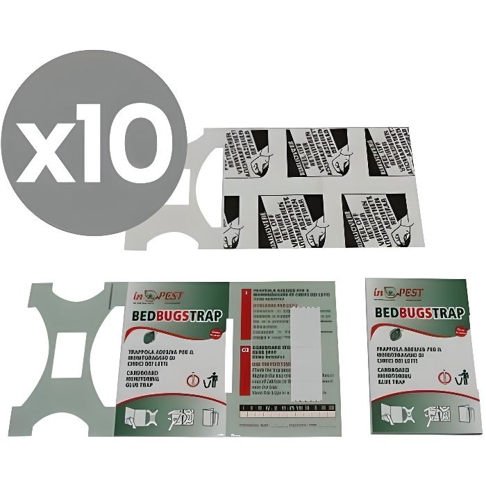 Piège à Punaises De Lit - 8 Pièces - Avec Appât - Efficace