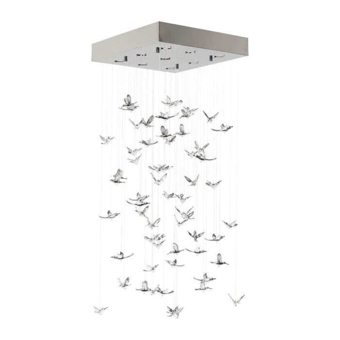 Suspension Flying Birds Chrome Kare Design Achat Vente Suspension Flying Birds Cdiscount