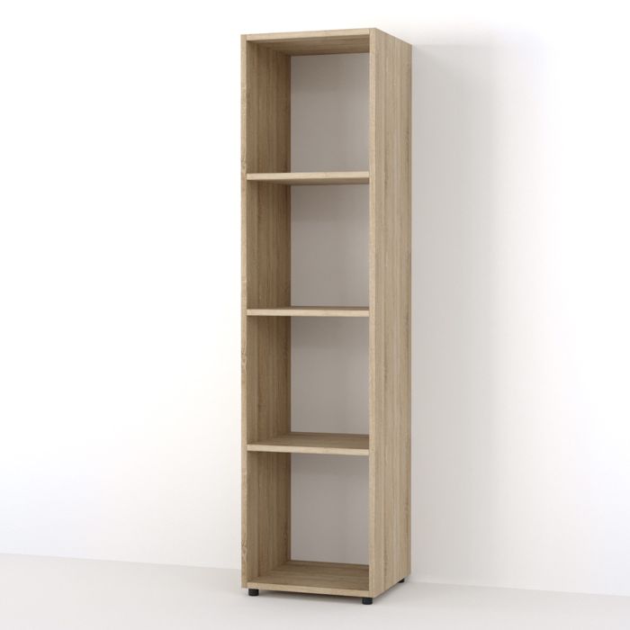 Vicco Étagère Mansardée Sonoma 90 X 100 Cm - Meuble Rangement Sous Pente Pratique