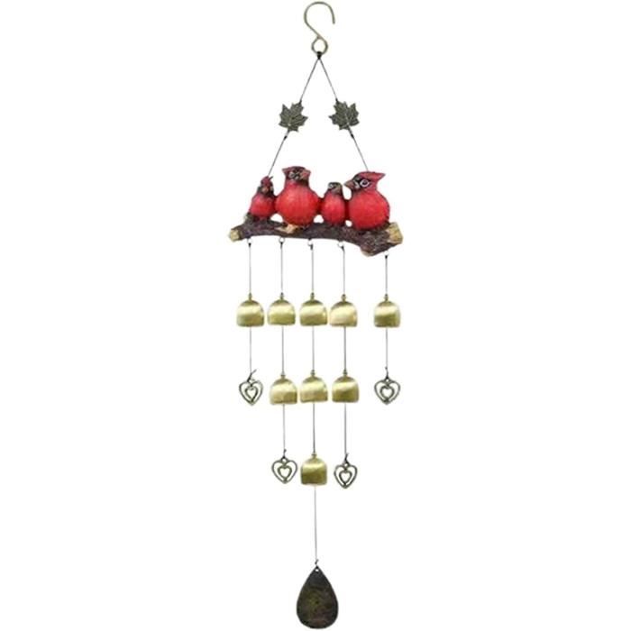 DéCor Carillon éOlien Oiseau Cardinal, Carillons éOliens à Clochettes