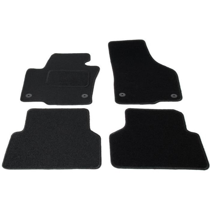 Protection Caoutchouc Coffre Tapis De Coffre Caoutchouc J&J Automotive Pour Passat CC 2008-2012 - Protection Antidérapante, Bord Haut, Toutes Saisons Tapis Coffre Passat CC