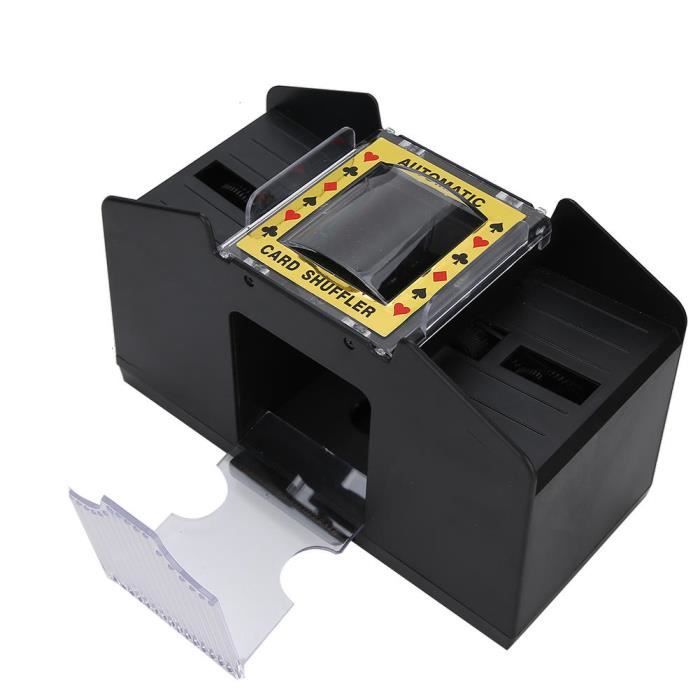 ARAMOX Mélangeur de cartes de poker Card Shuffler Machine automatique de  mélangeur de cartes à jouer alimentée par batterie pour - Cdiscount Jeux -  Jouets