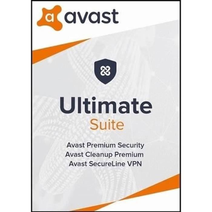 Avast Ultimate 2023 - ( 3 Ans / 5 Appareils ) | Version Téléchargement
