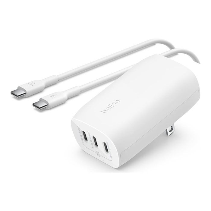 Adaptateur secteur - Belkin - Belkin BOOST CHARGE - technologie PPS - 67 Watt - 3.25 A - PD 3.0 Power Delivery