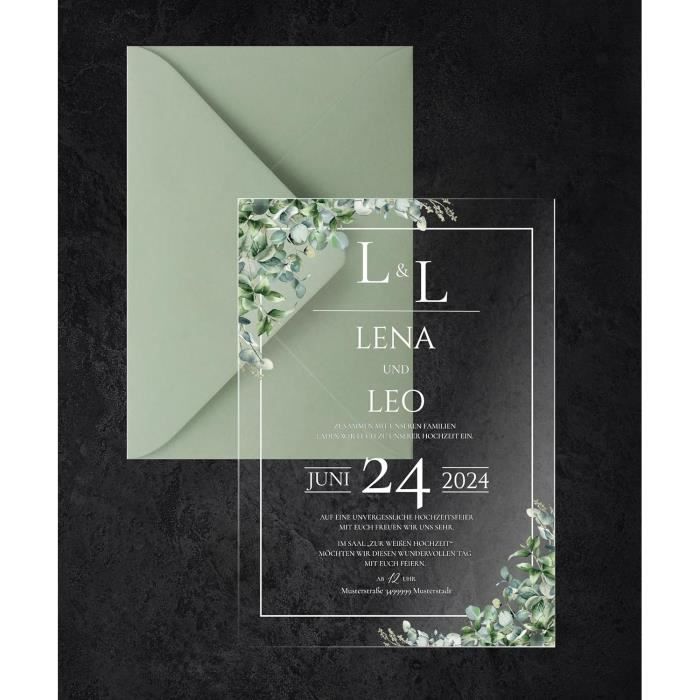 E11 Lot De 2 Cartes D'anniversaire élégantes Avec Gravure Dorée