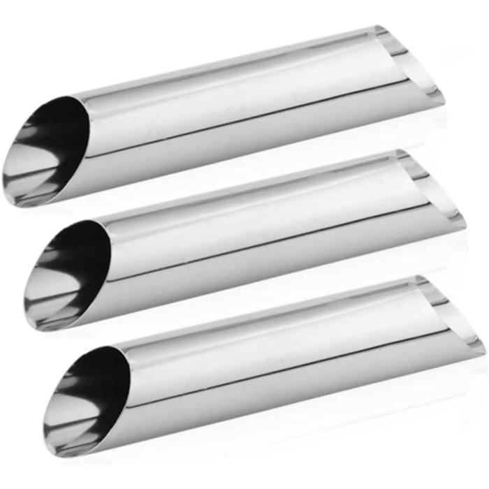 CHAWHO 20pcs Oule Cannoli En Acier Inoxydable, Oules à Pâtisserie