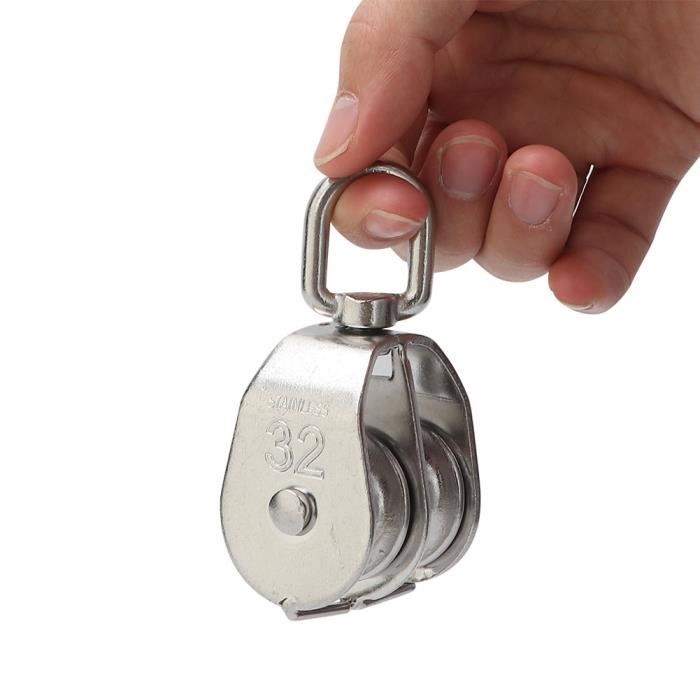 Poulie Marine En Nylon - Charge 460 Kg, Pour Ligne Jusqu’à 10 Mm, Idéale Voile Et Gréement