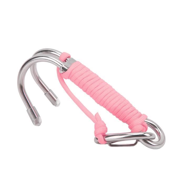CHICIRIS Crochet De Plongée Double – Acier Inoxydable 316 Haute Résistance, Pour Dérive, Récif Et Courant