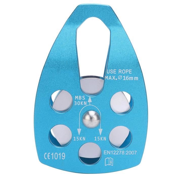 Poulie 20KN Pour Escalade, Alpinisme, Arboriste - Corde Extérieure - Neuf