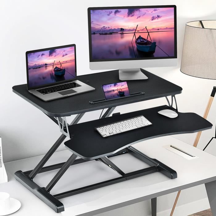 COSTWAY Chaise De Bureau Ergonomique Avec Soutien Lombaire Ajustable