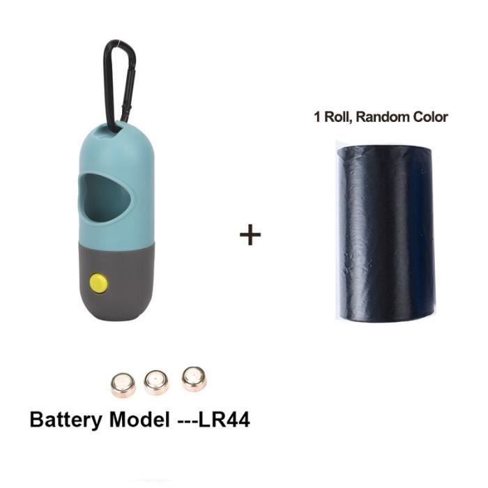 LED Lights Dog Poop Bag Holder Degradable Dog Poop Bag Dispenser Pooper