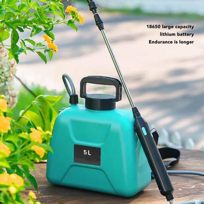 Pulvérisateur électrique Rechargeable 2 Litres Uten - Buse Réglable, Moteur Silencieux, Pour Arrosage Et Nettoyage