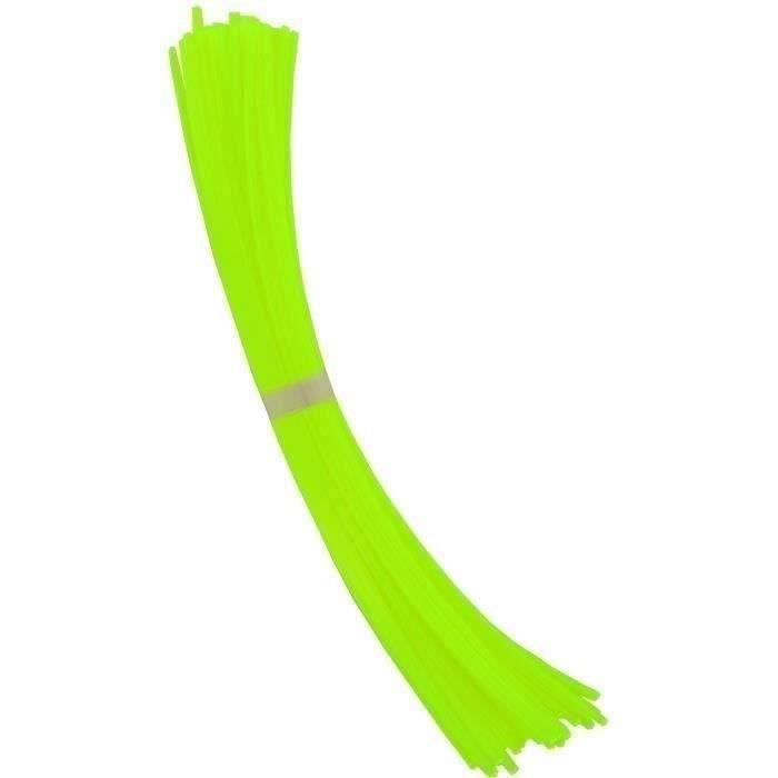 Lot de 50 fils nylon carré pour tête multifils universelle - Ø: 3,00mm