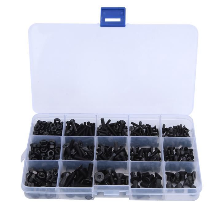 Adiwo Kit De 64 Vis, Boulons Et Clips Auto – U-Clips, Rivets Plastique – Pour Pare-chocs, Portières, Pare-éclaboussures