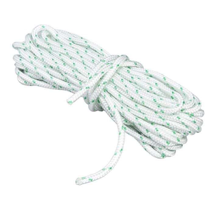 CORDE DE DÉMARRAGE Remplacement 10mX5mm Tronçonneuse Construction Équipement 167053419722