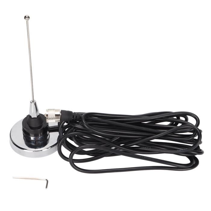 Antenne UHF 450-470 MHz 3 DBd Avec Base Magnétique - Connecteur PL259, Pour Radio Mobile - Neuf