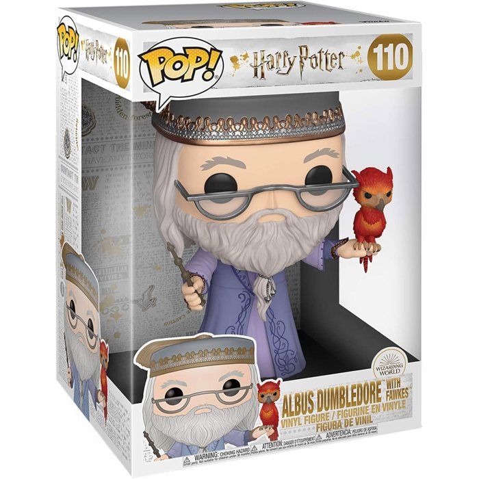 Figurine Funko Pop! HP: Harry Potter 10 Dumbledore wFawkes - vue 1
